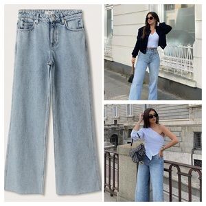 Mango Light Blue Women Jeans